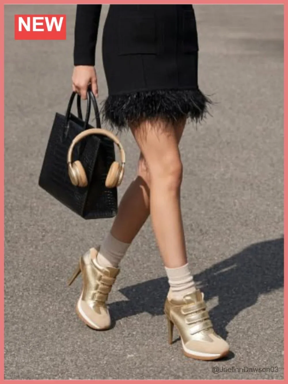 Women's Square Toe Stiletto High Heel Sneakers Faux Leather Hook Loop Ankle
